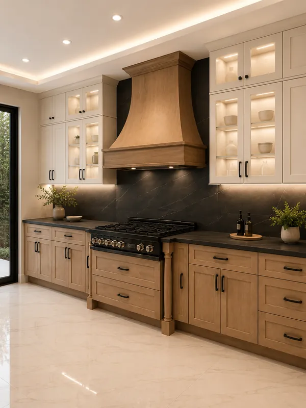 Emerald Dove kitchen — Vita Cabinetry