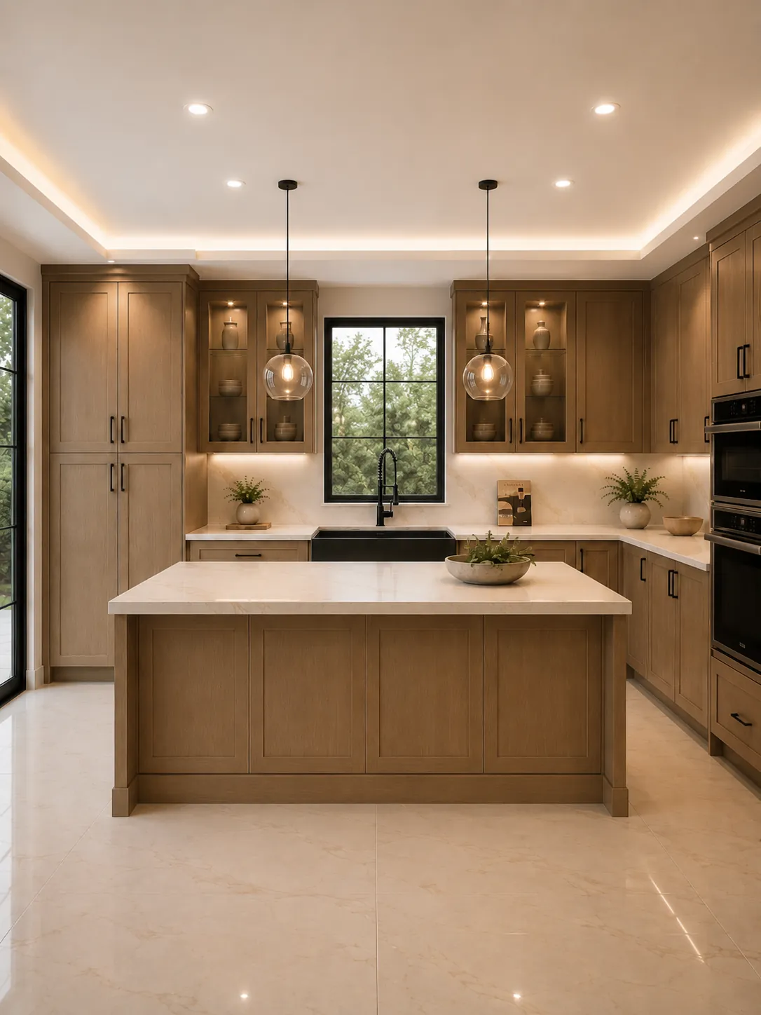 Grand Kitchens: Large Kitchen Island Ideas